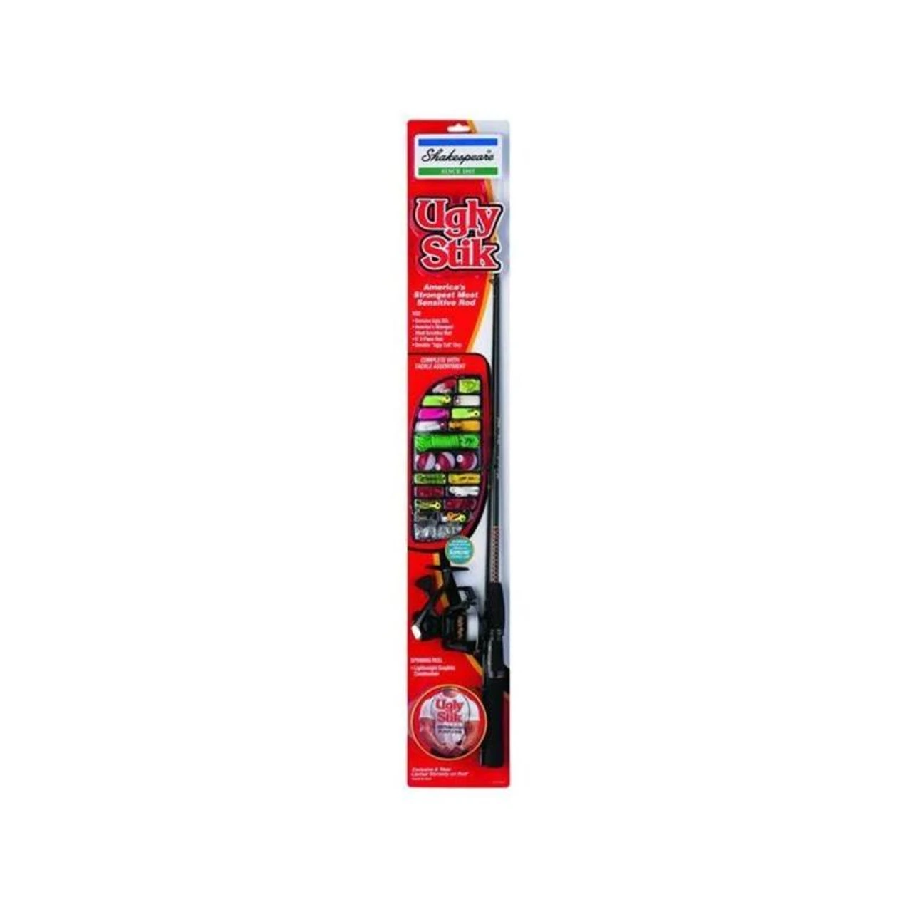 Ugly Stik With Tackle Assortment- Multi 3 Ugly Stik With Tackle Assortment- Multi