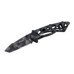 Buck Knives Bones Knife Tiger Strpie- Grey-Black