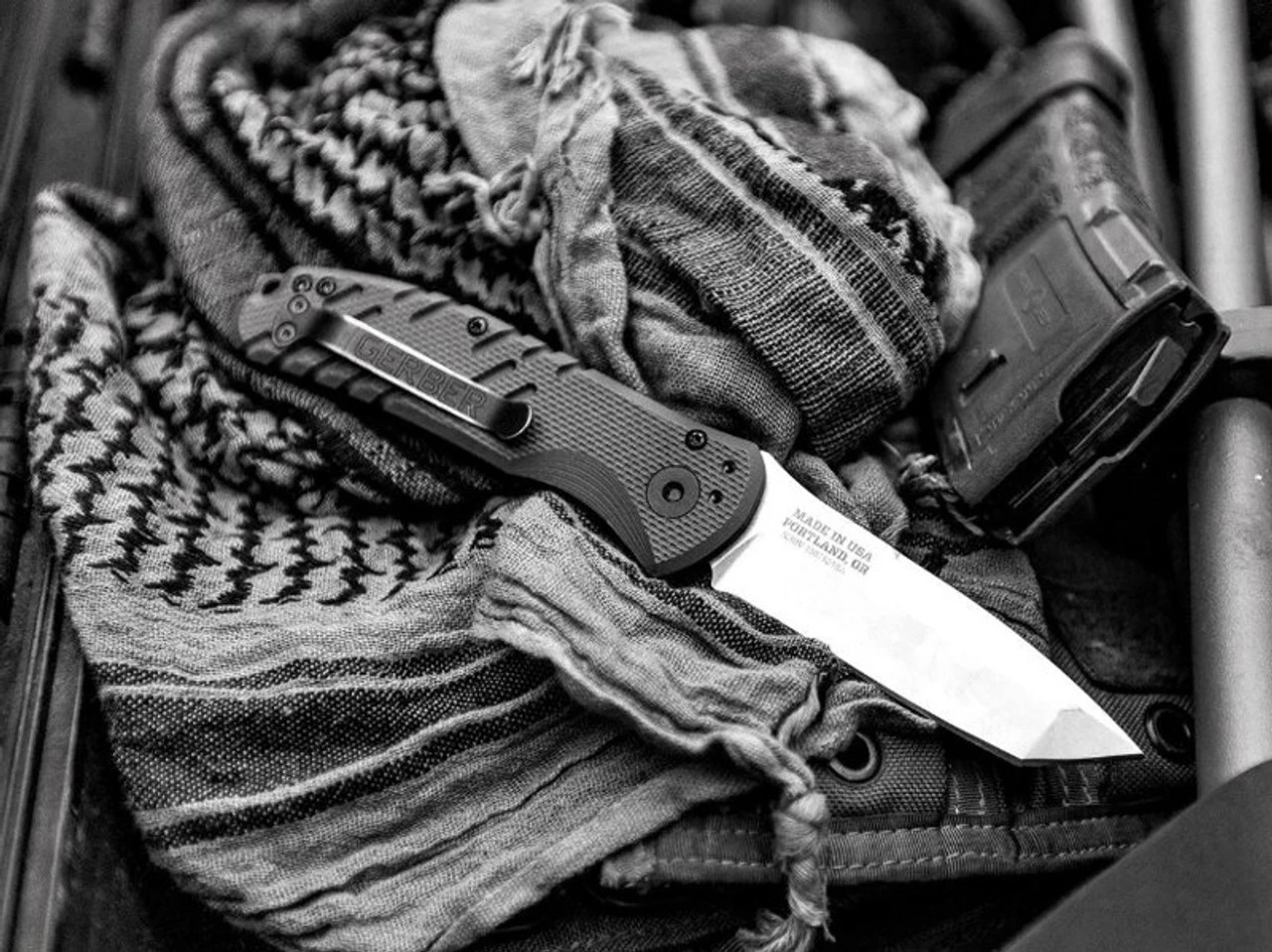 Gerber Propel Auto-OD Green/Stonewash Fine Edge Knife 8 Gerber Propel Auto-OD Green/Stonewash Fine Edge Knife - Image 7