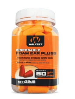 Walkers Foam Ear Plugs 32 DB 50 Pairs