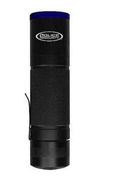 Police Security Storm LED Flashlight Black