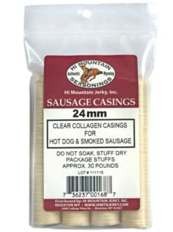 Hi Mountain Hot Dog Casings, 24MM - 4 Pack