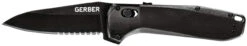 Gerber Highbrow Serrated Edge Drop Point Folding Knife- Black