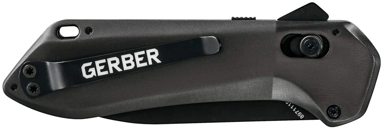 Gerber Highbrow Compact Serrated Edge Black Folding Knife 4 Gerber Highbrow Compact Serrated Edge Black Folding Knife - Image 2