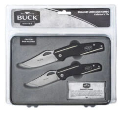 Buck Knives 246/247 Liner Lock Combo Collector's Tin - CMBO196-13252