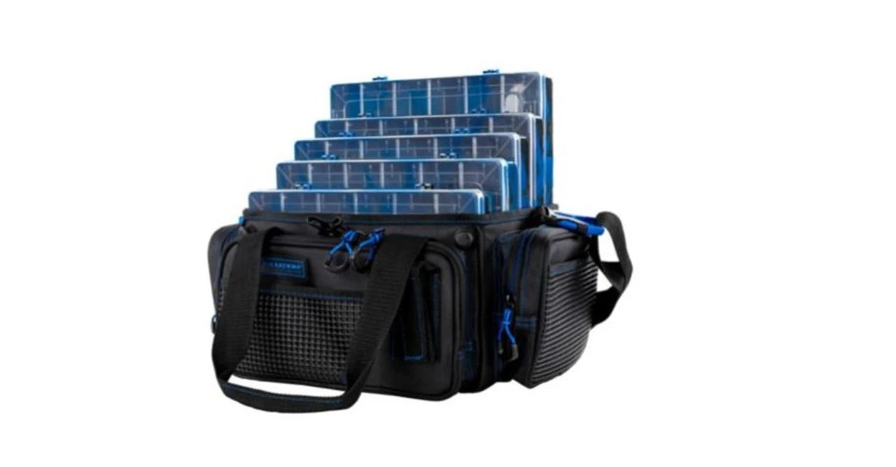 Evolution Outdoor Horizontal 3600 Drift Series Topless Tackle Bag- Blue 5 Evolution Outdoor Horizontal 3600 Drift Series Topless Tackle Bag- Blue - Image 3