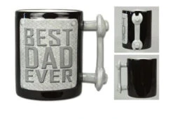 Young's Inc. Ceramic "Best Dad Ever" Mug- 14oz
