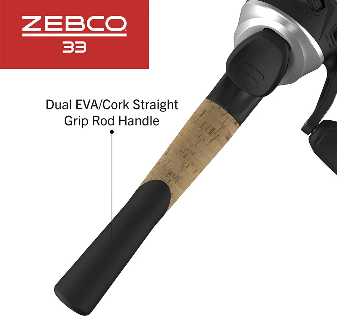 Zebco 33 5 Ft. 6 In. Z-Glass Fishing Rod & Spincast Reel With Tackle Wallet 8 Zebco 33 5 Ft. 6 In. Z-Glass Fishing Rod & Spincast Reel With Tackle Wallet - Image 6