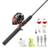 Zebco 202 Spincast Reel And Fishing Rod Combo, 5-Foot 6-Inch 2-Piece Fishing Pole, Size 30 Reel, Right-Hand Retrieve, Pre-Spooled With 10-Pound Zebco Line -Leupold Store 2516300 1 17968.1679325672