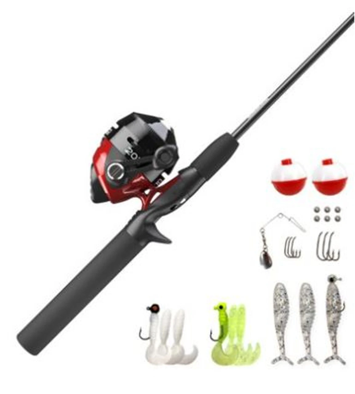 Zebco 202 Spincast Reel And Fishing Rod Combo, 5-Foot 6-Inch 2-Piece Fishing Pole, Size 30 Reel, Right-Hand Retrieve, Pre-Spooled With 10-Pound Zebco Line 3 Zebco 202 Spincast Reel And Fishing Rod Combo, 5-Foot 6-Inch 2-Piece Fishing Pole, Size 30 Reel, Right-Hand Retrieve, Pre-Spooled With 10-Pound Zebco Line