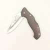 Ariat 3.5" Plain Edge Grey Stainless Steel Folding Knife