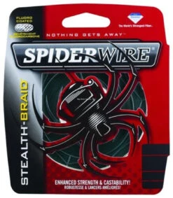 SpiderWire Stealth Braided 125 Yards 6lb Moss Green Fishing Line