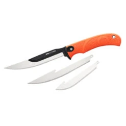 Outdoor Edge RazorMax Fixed-Blade Knife W/6 Blades- Orange