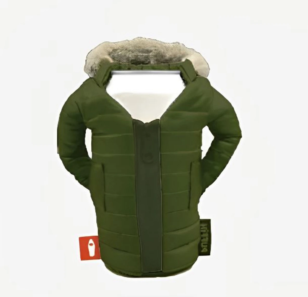 Puffin The Pahka Olive Green Drink Coozy 3 Puffin The Pahka Olive Green Drink Coozy