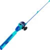 Zebco Blue Splash Kids Spincast Reel And Fishing Rod Combo, 29" Durable Floating Fiberglass Rod With Tangle-Free Design, Oversized Reel Handle Knob, Pre-Spooled With 6-Pound Zebco Fishing Line