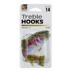 Danielson Gold Treble Hook- Size 16