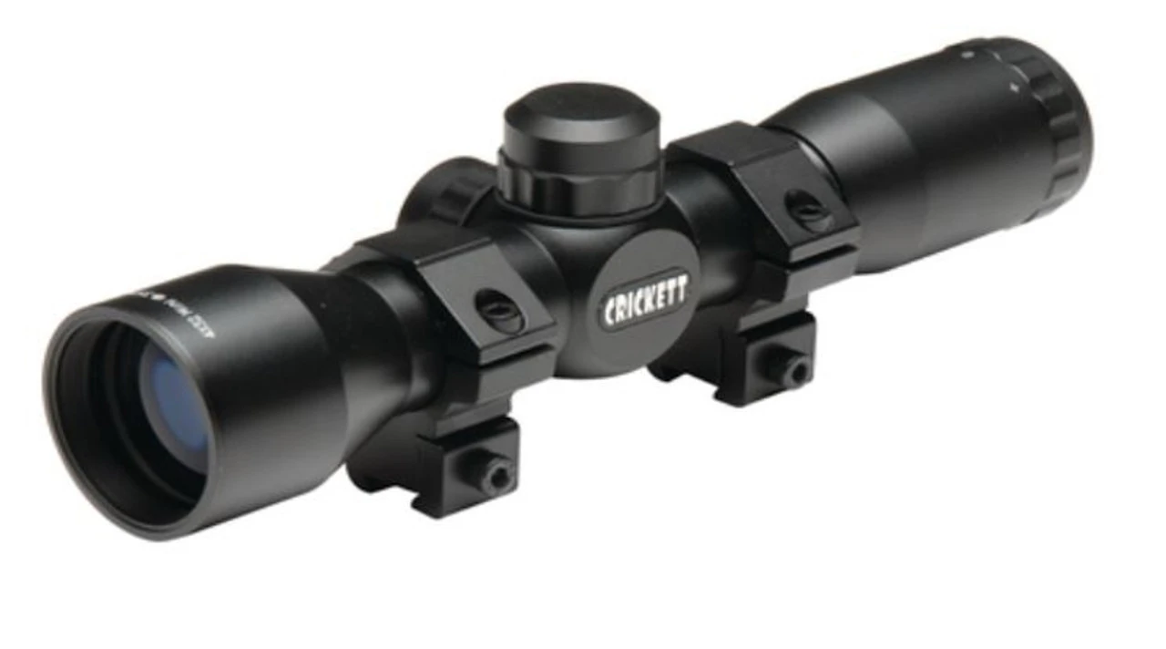 Davey Crickett 4x32mm Mini Scope Mil-Dot Reticle - Matte Black 2 Davey Crickett 4x32mm Mini Scope Mil-Dot Reticle - Matte Black